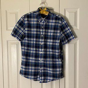 American Eagle Seriously Soft Short Sleeve Button Down S